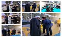 بازدید نماینده محترم ولی فقیه در سازمان جهاد کشاورزی از موکب های مستقردر شهرستان مهران